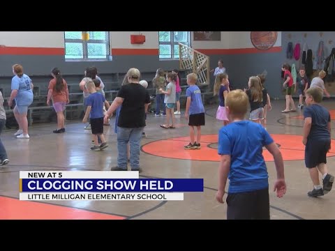 Little Milligan holds clogging show