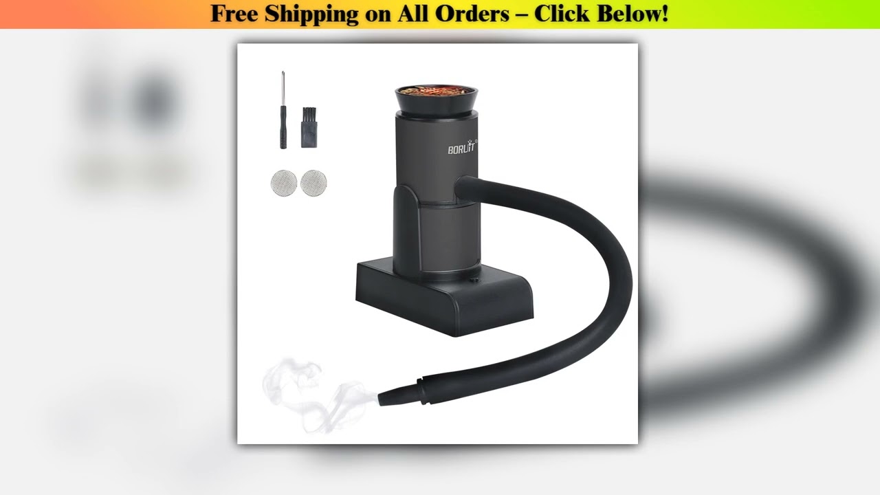 BORUiT Smoker Infuser Portable Molecular Cuisine Smoking Food Cold Smoke Generator Meat Burn Cookin