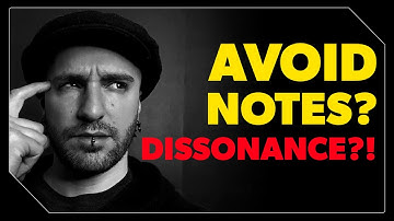 How to treat Avoid Notes And Dissonance