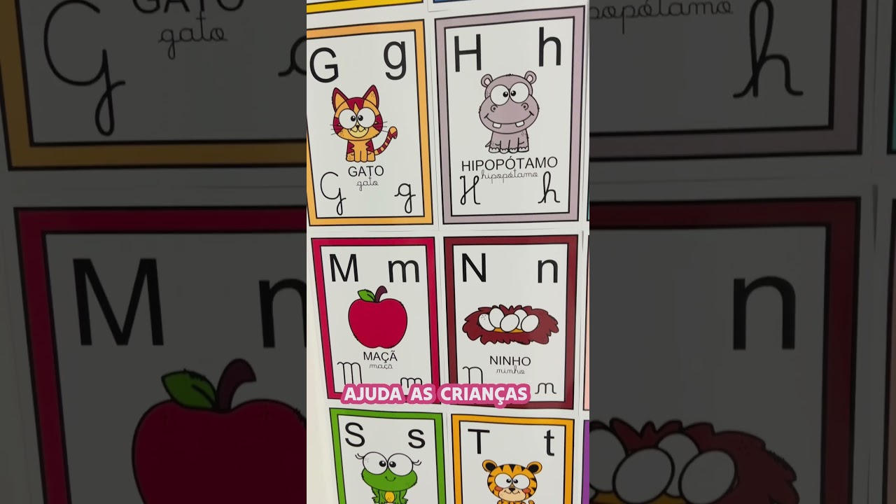 Alfabeto de Parede – Aprenda as Letras de Forma Lúdica e Divertida!