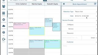 Booking Section - iConnect POS iPad 4.0