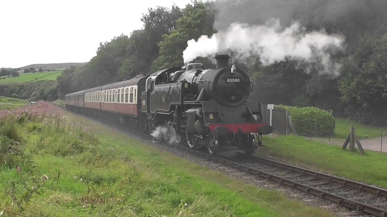 BR Standard 4 80080 - East Lancashire Railway - Irwell Vale Station