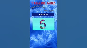 Brand Tagline Blitz: Can You Guess Them All? 🤔🔍 6