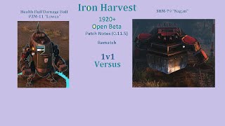 Iron Harvest-(Open Beta) (0.11.5) Health and Damage Buff PZM-11 Lowca vs SHM-79 Nagan