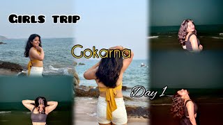 Girls Trip Begins! Gokarna Day 1 | Kundle beach, Om &amp; Half Moon Beach Trekking Adventure