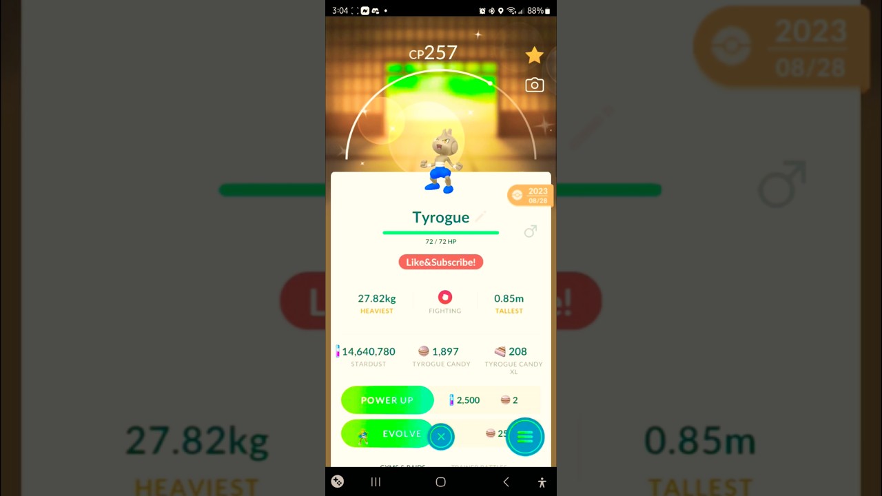 ✨SHINY Tyrogue Family! (Hitmonlee, Hitmontop, Hitmonchan) Pokemon Go! 