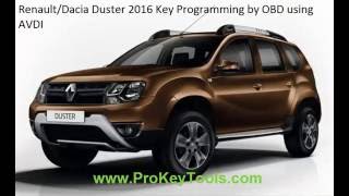 Renaultdacia Duster 2016 Key Programming By Obd Using Avdi Hitag3