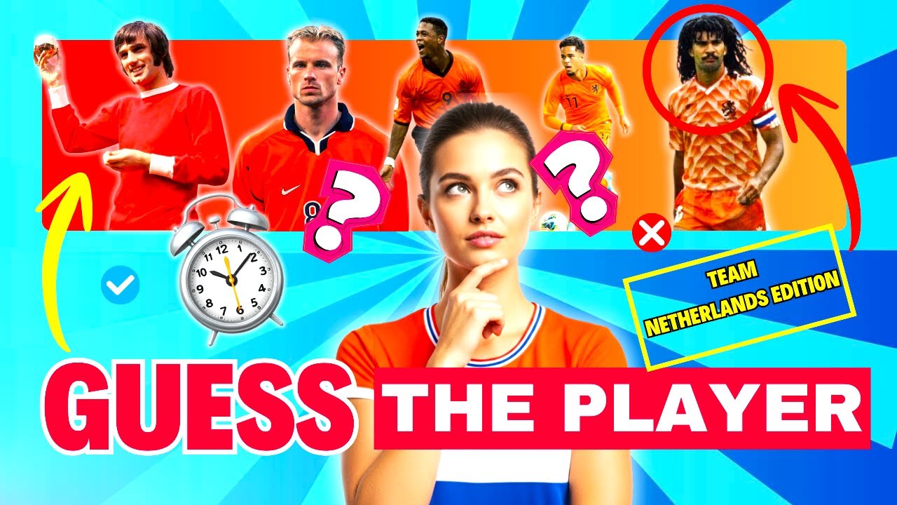 Netherlands Football Quiz  Guess 100 Players ⚽ Ultimate Challenge