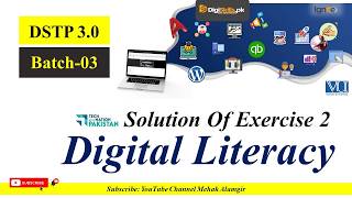 Digital Literacy Exercise 2 2026 | DigiSkills DSTP 3.0 Batch 03