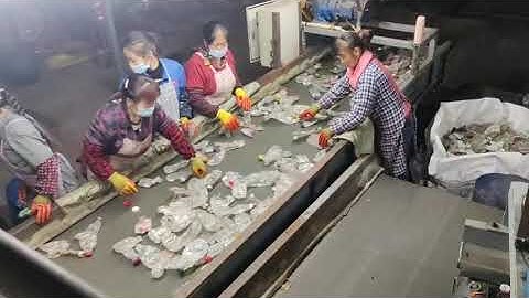 Plastic bottle sorting equipment