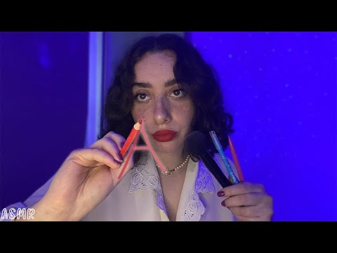 🌙 ASMR FRANÇAIS : TRACING YOUR FACE, JE TRACE ET REDESSINE TON JOLI VISAGE 🖍 (proche de toi)#asmr