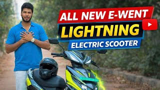 ELECTRIC SCOOTER | E-WENT LIGHTNING | FUTURISTIC RIDE | TELUGU MOTOVLOGS | SRIMANSUNNY