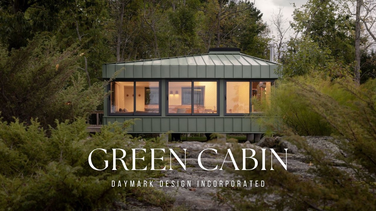 Modern Cabin With Boat Access Only | A Hidden Gem in Georgian Bay | Green Cabin