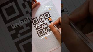 I made a #working #qrcode by pen 🖊️//#virelshorts #challenge