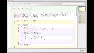 Detailed Finding Largest Element in an Array Information