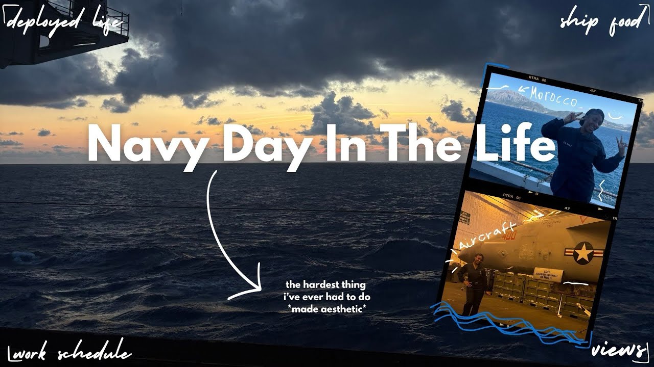 a realistic day in the life of a navy sailor *deployment edition*