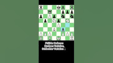Philidor Defense: Hanham Variation, Schlechter Variation♟️ #youtube #shorts #chess #chessgame
