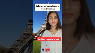 When you learn French from Duolingo 🇫🇷🤣 #frenchforbeginners #learnfrench #duolingo