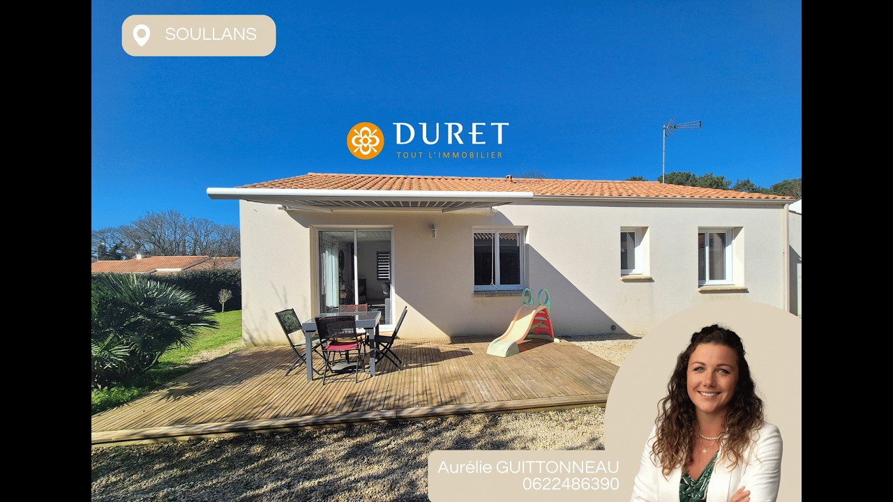 La maison idéale à Soullans - 2 Chambres.