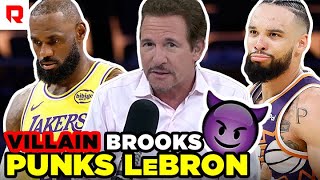 Dillon Brooks PUNKS LeBron James As Suns Blowout Lakers | The Jim Rome Show