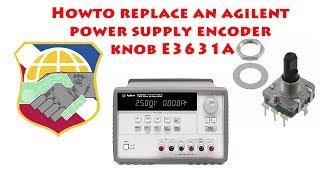 Howto replace an agilent power supply encoder knob E3631A - repair failure by DIY Tinker 2,512 views 5 years ago 6 minutes, 20 seconds