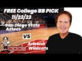 College Basketball Pick - San Diego State vs Arizona Prediction, 11/22/2022 Free Best Bets & Odds