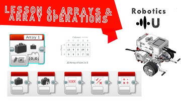 EV3 programming 6: Array Blocks and Array Operations