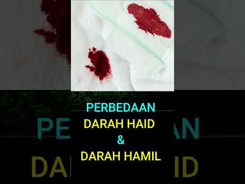 Perbedaan Darah haid atau tanda hamil ??