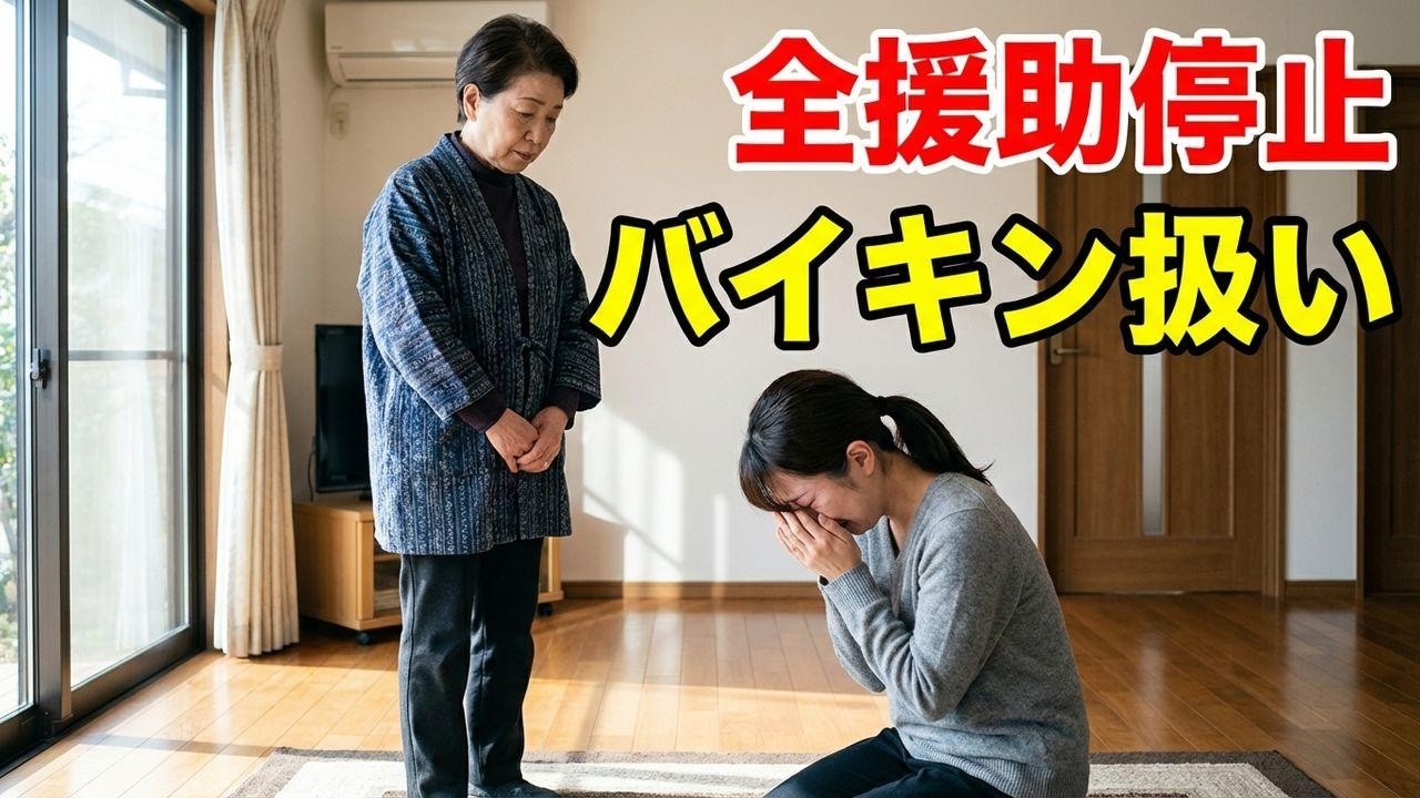「バイキン扱い」した嫁と息子の末路…全援助停止で一家離散！