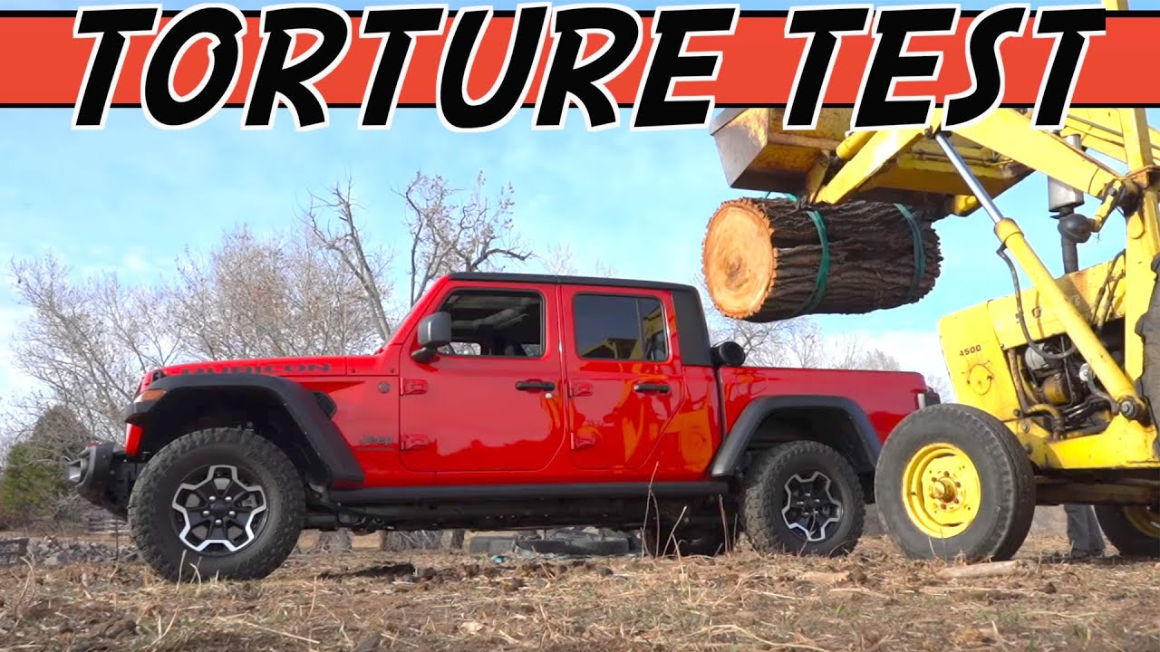 Jeep Gladiator Diesel Vs. Big Ass Logs Vs. Yak Gauntlet: Does It BREAK?