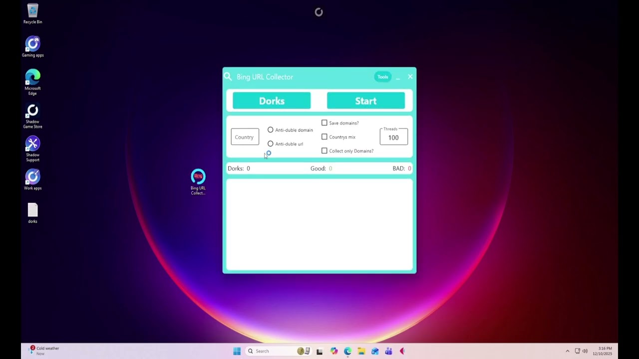 Bing URL Collector Proxyless| How to get a 24-hour test