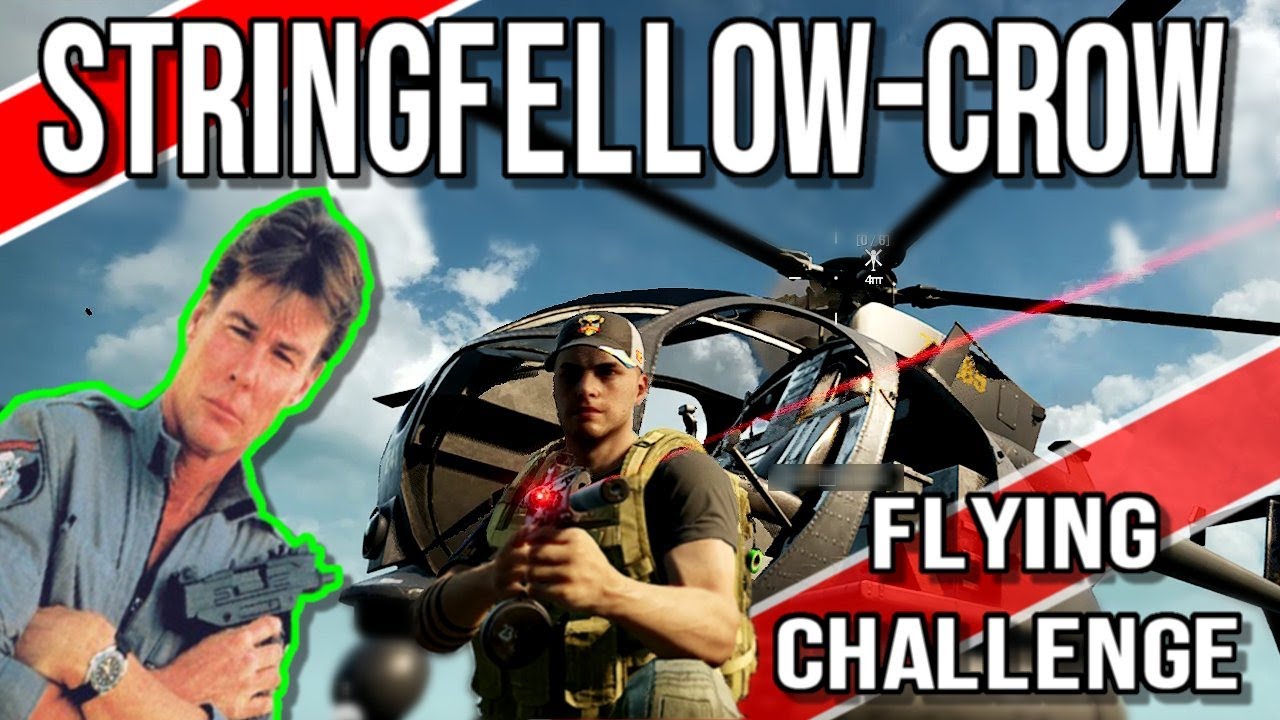 Crowz Helicopter Challenge knock down every road sign in ONE life....