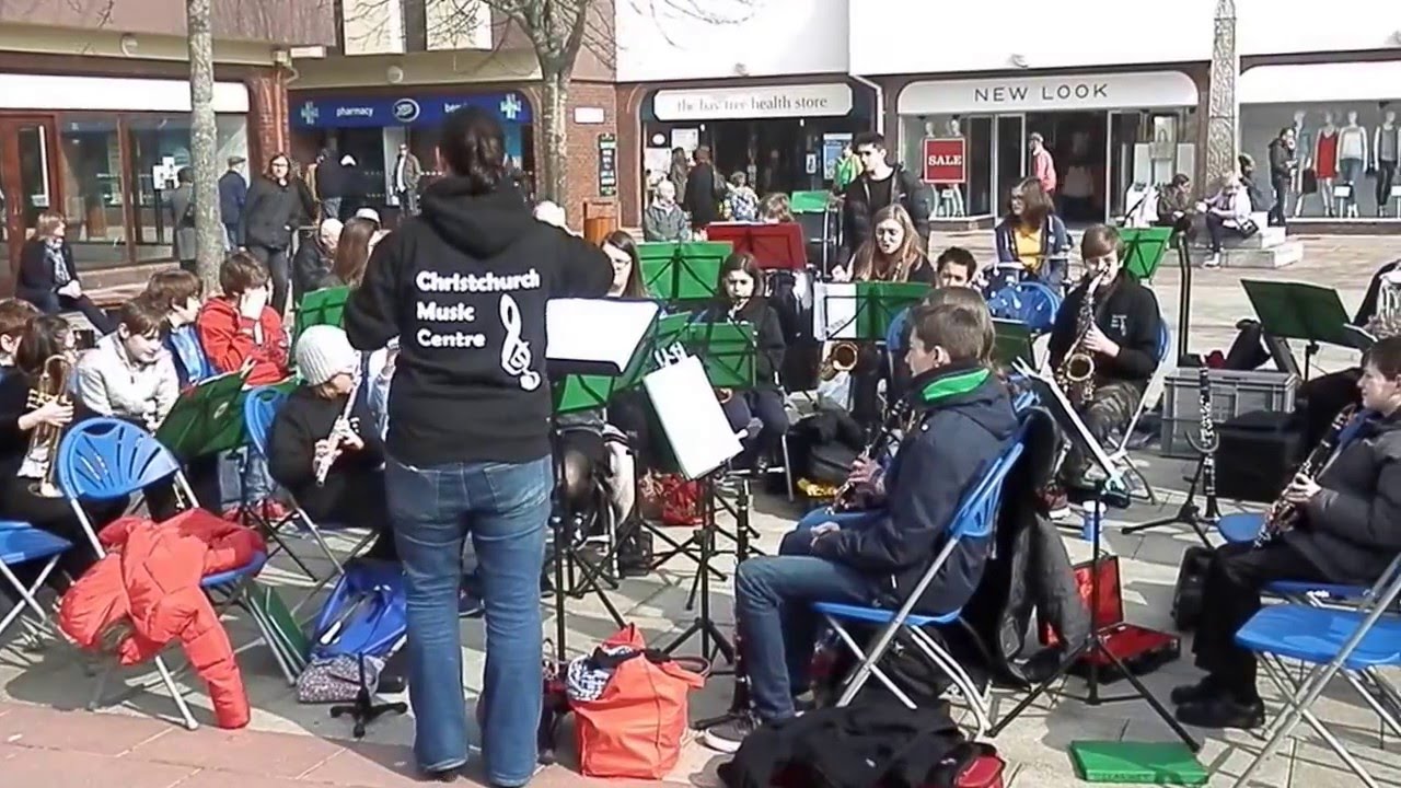 CMC Junior Band - The Hanging Tree - Saxon Square Busking