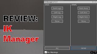 IK Manager - A flawed script that you should buy