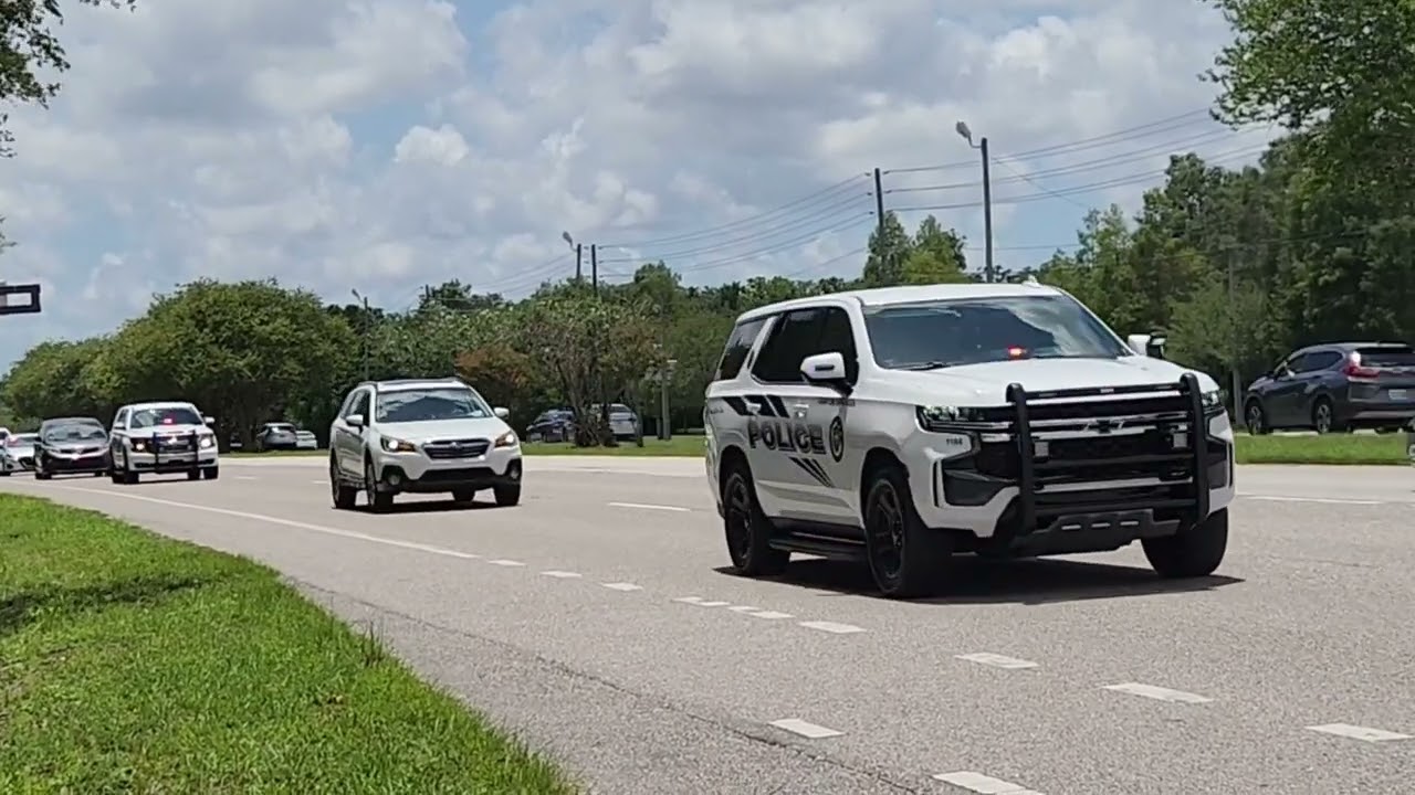 FUNERAL PROCESSION FOR TARPON SPRINGS POLICE DEPARTMENT MAJOR MICHAEL A. TRILL 7-22-2023 (Motorcade)