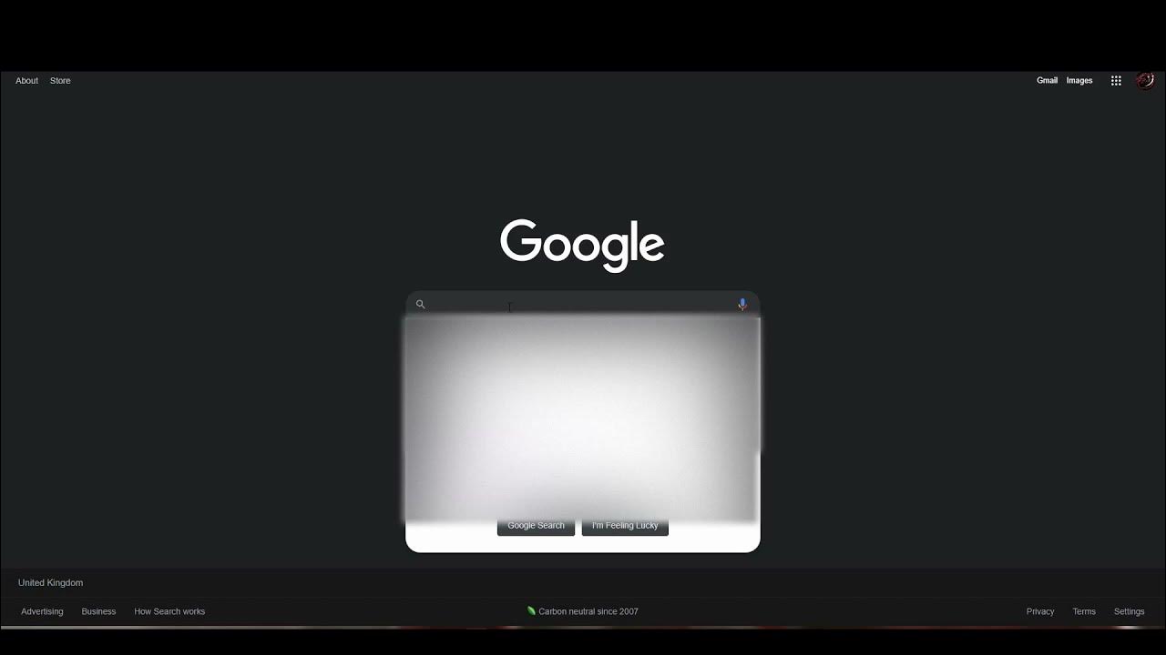 What happened to Google search? YouTube