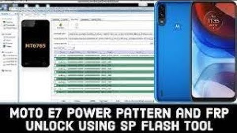 Moto E 7 Power Frp Sp Flash Tool