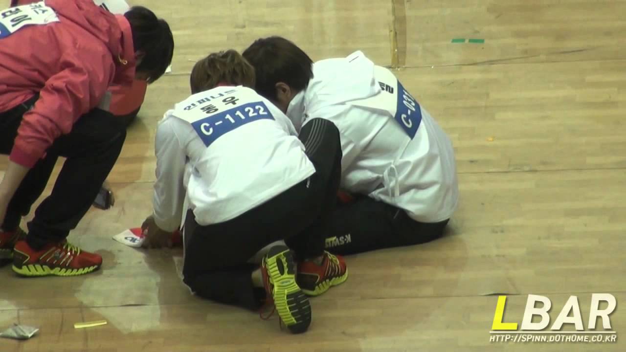 [FANCAM] 120108 제4회아이돌수영육상대회 2WooGyuMyung