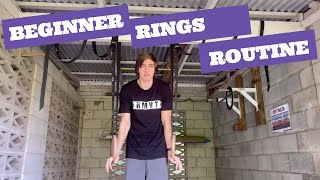 Gymnastics Rings Routines for Beginners