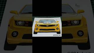 drawing Camaro amarelo. #camaro #camaroamarelo #chevrolet #carros #arte #drawing #cartaoblack #viral