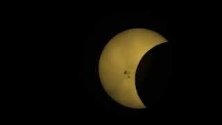 October 23, 2014 partial solar eclipse