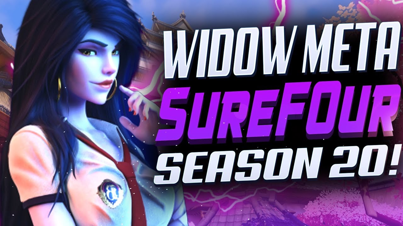 SUREFOUR DPS WIDOW NEW META!? [ OVERWATCH SEASON 20 TOP 500 ]