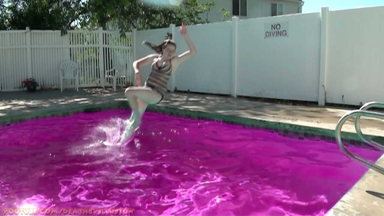 Slow Motion Pool Jumps HD (High Speed Camera) YouTube