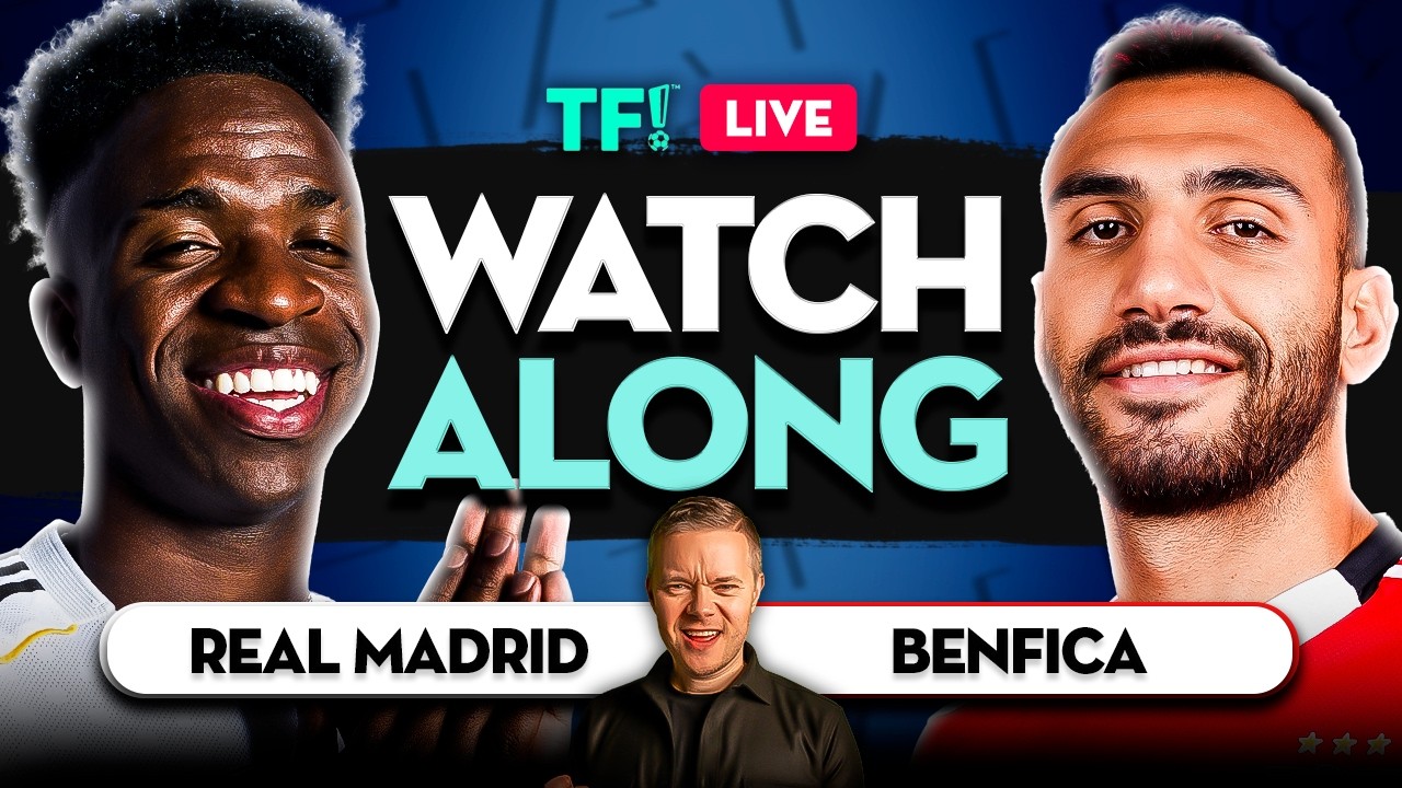 Real Madrid vs Benfica LIVE Champions League Watchalong