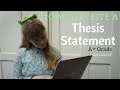 The Best Way to Write a Thesis Statement (with Examples) - How to write a good thesis statement