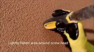 Acrytec Panel Industries concealing a fastener