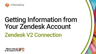 Getting Information from Your Zendesk Account for a Zendesk V2 Connection