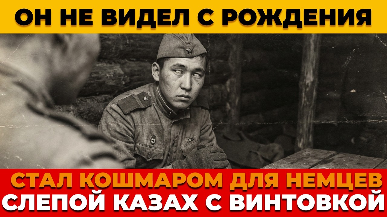 ЕДИНСТВЕННЫЙ СЛЕПОЙ СНАЙПЕР в мире. Как КАЗАХ научился ВИДЕТЬ УШАМИ?