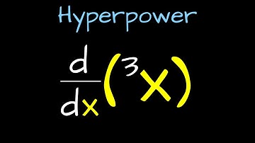 Derivative of Hyperpower | d/dx(x^x^x)