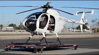 MD530 Start-Up & Takeoff Hughes 500 Helicopter N972BW Ex Blackwater Security by Ed Whiz Aviation & Trains (E&G) 349 views 4 months ago 1 minute, 24 seconds